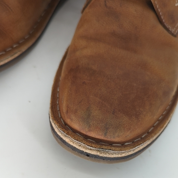 Men's Steve Madden High Top Leather Chukkas Boots Brown 9.5 casual classic - Picture 11 of 13